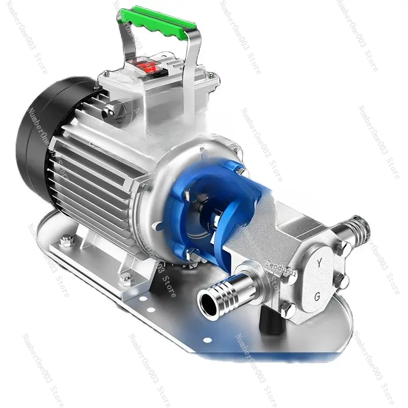 Self-Priming Stainless Steel Pumping Oil Pump, 220 V 380V Gear, High Viscosity, Engine Oil Diesel Cooking Oil Hydraulic