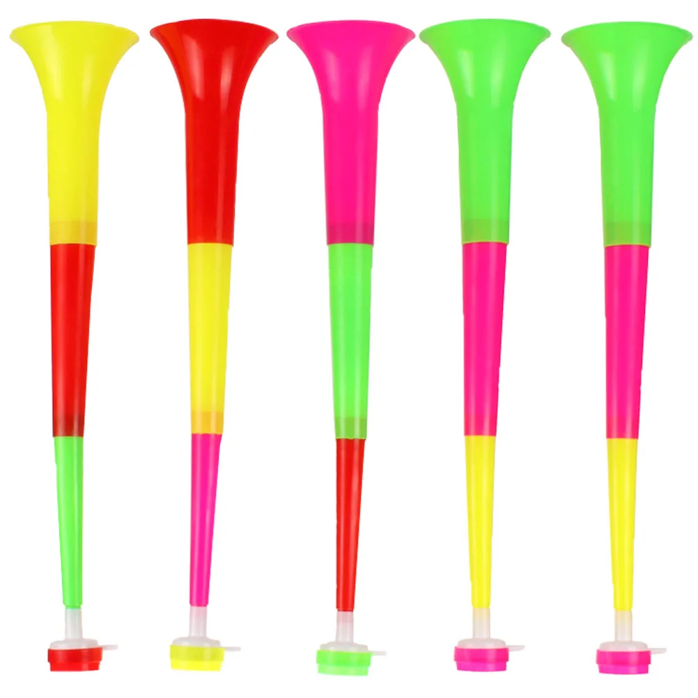 5 Pcs Telescopic Cheering Horns Children's Trumpet Noise Maker for Sporting Events Toy Soccer