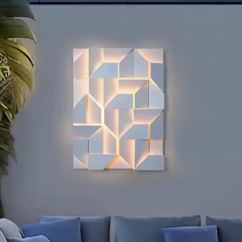 

Modern Villa Courtyard Landscape Waterproof Outdoor LED Wall Lamp Italian Designer 3D Model LED For Wall Patio Decor Fixtures