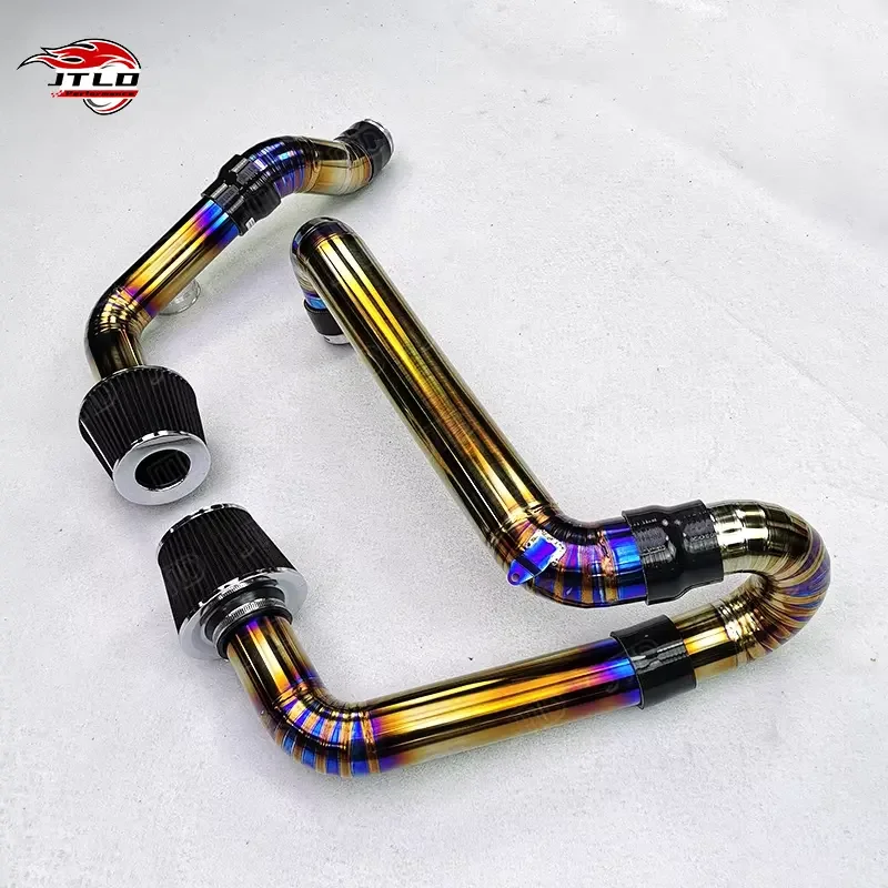 

Titanium Cold air Intake Filter Kit Front Mount for M3 M4 G80 G82 S58 Engine