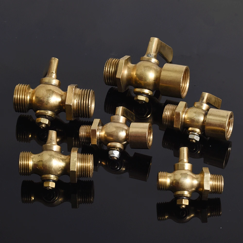 

1/4" 3/8" 1/2" BSP M14 M16 M20 Male Female Brass Fixed Straight Petcock Tap Swtich Valve for Marine Boiler Pressure Gauge