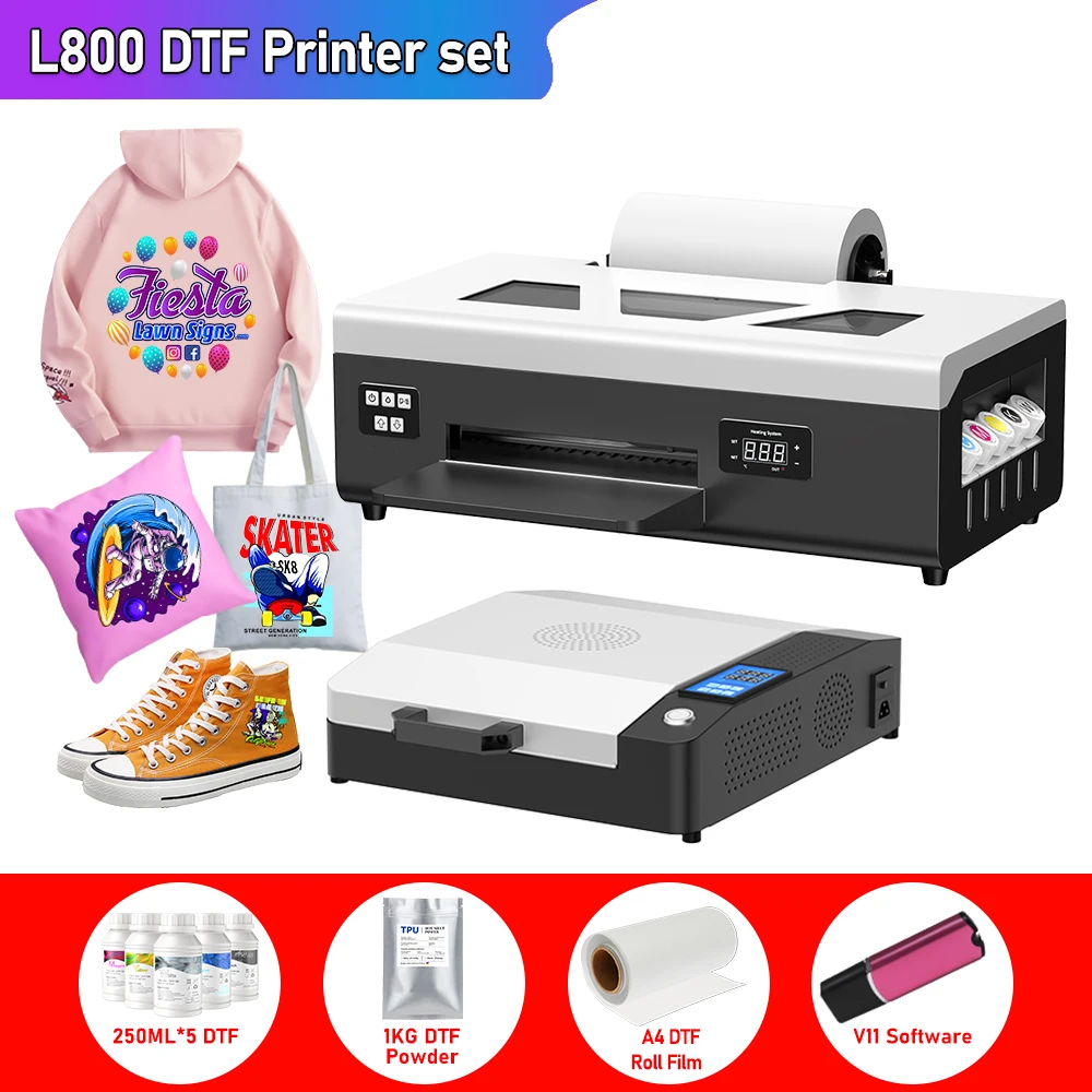 A4 impresora dtf  For Epson L805 DTF Printer DTF Transfer Machine t shirt printing machine DTF Ink DTF Film For t shirt Print