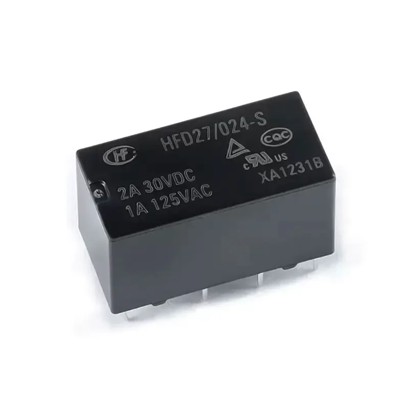 HFD27-005-S HFD27/012-S HFD27/024-S HFD27 DC 5V 12V 24V 8-pin ultra-miniature dual in-line relay