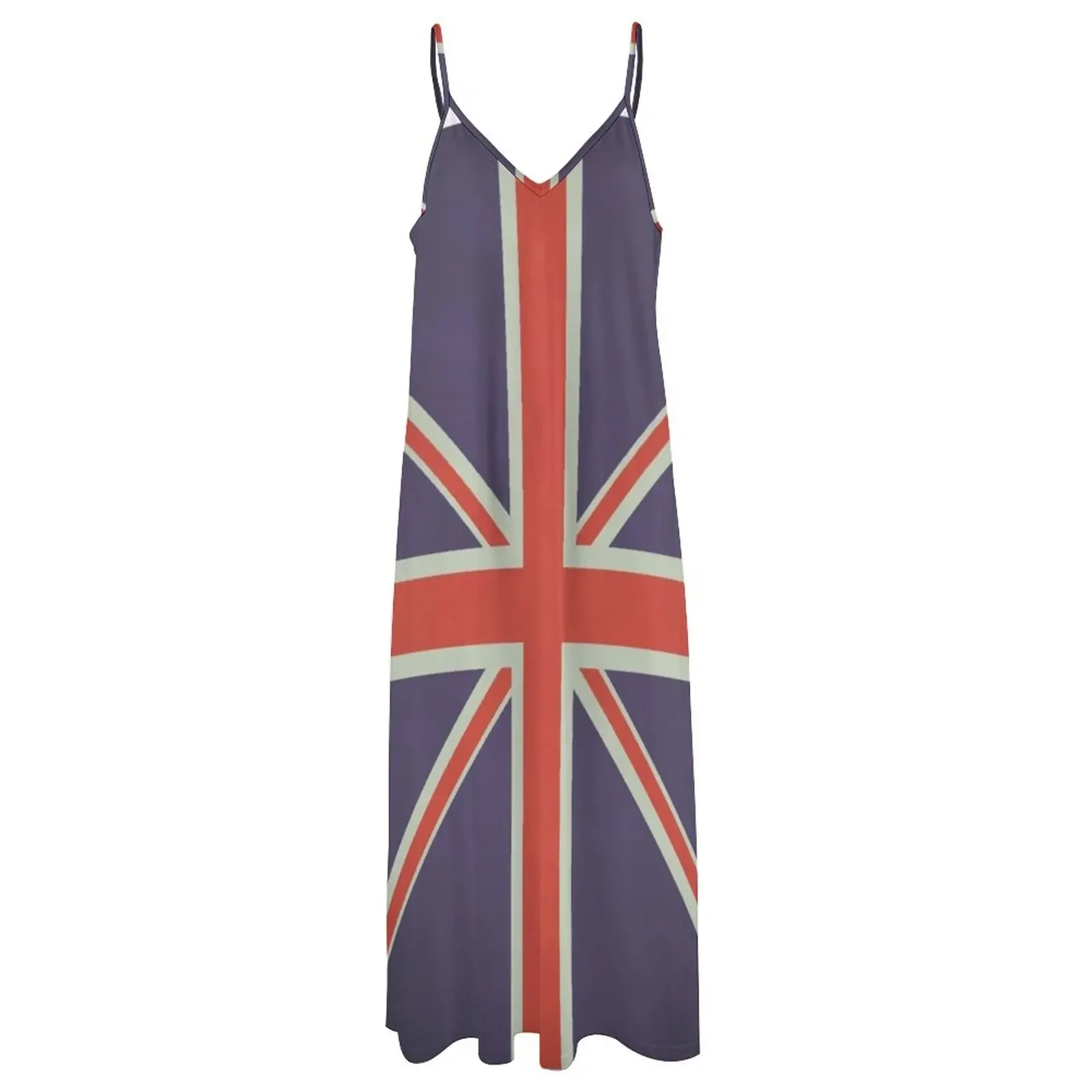 Britânico Mod Union Jack Design Vestido Sem Mangas Vestidos de Noiva vestidos femininos para mulheres 2025