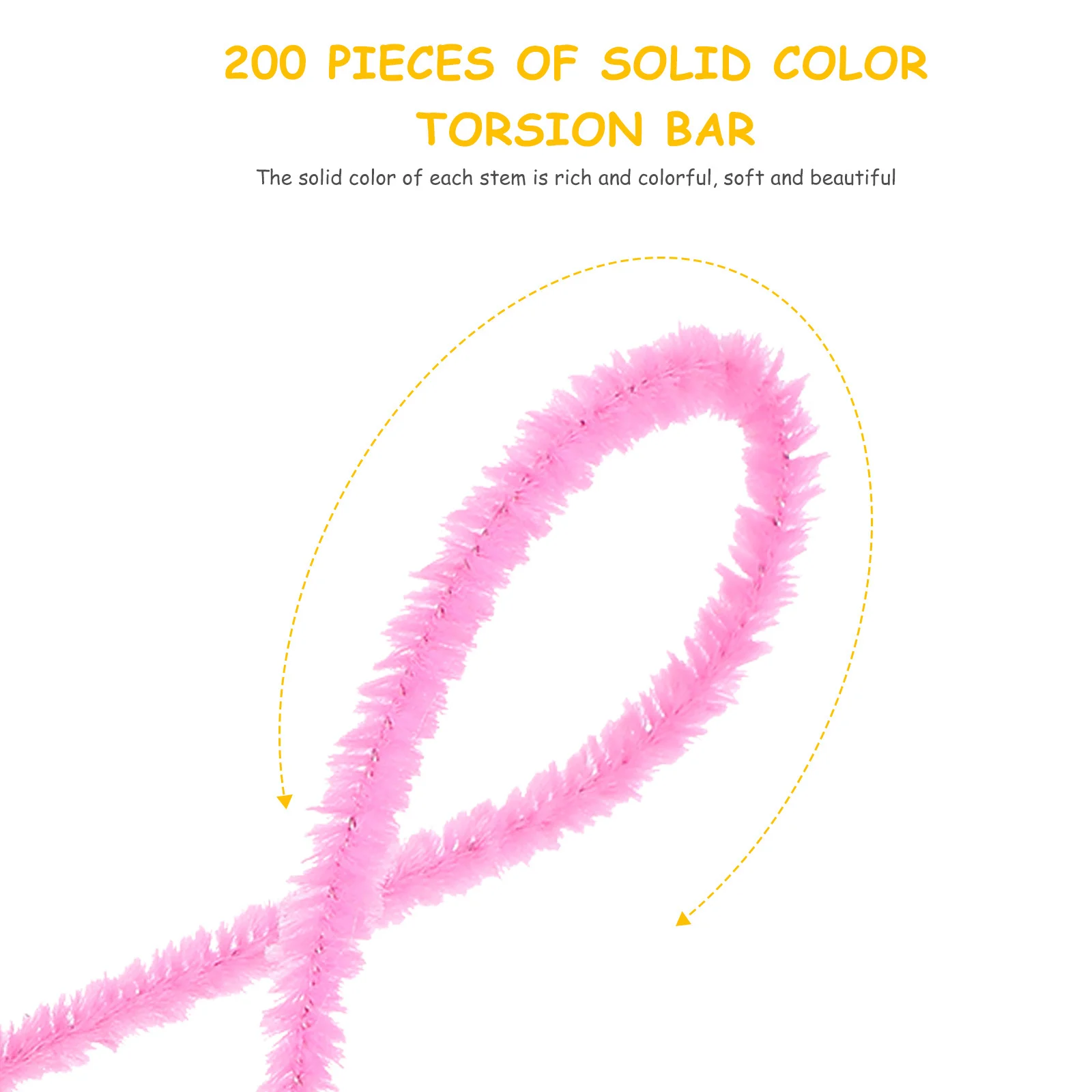 200 Uds. De tallos de chenilla coloridos para manualidades creativas Diy, proyectos de arte, Kit de manualidades de modelado flexible, tubos hechos a mano