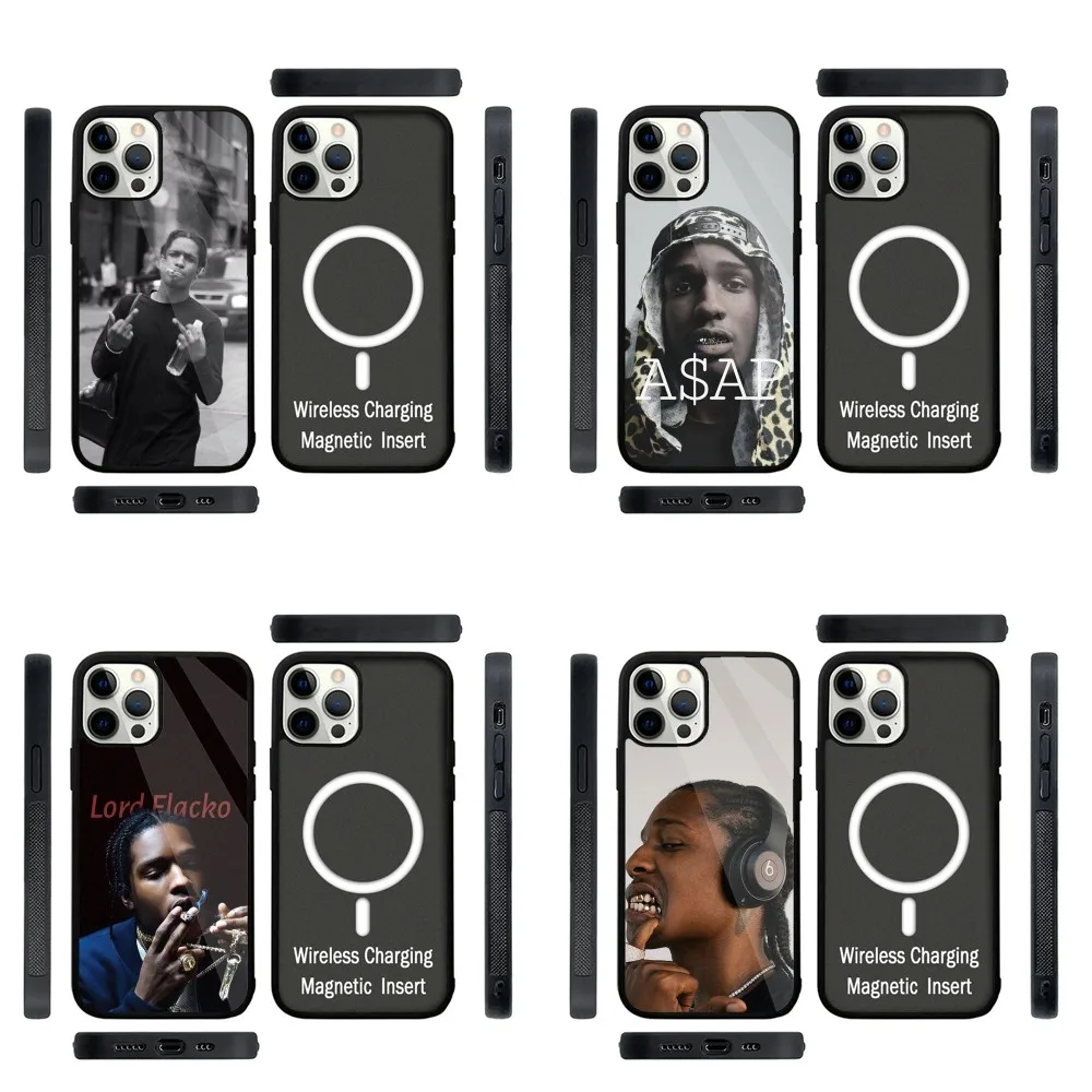 ASAP-Rocky-S Rapper  Phone Case Strong Magnetic For IPhone 15,14,13,Pro,Max,Plus,11,12,Mini For Magsafe Wireless Charging