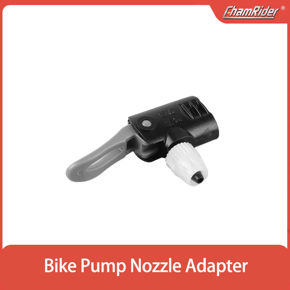 

ChamRider Bicycle Pump Nozzle Adapter Dual Head Convertor Air Chuck Inflator Valve Connector Adapter Auto Bike Accessories