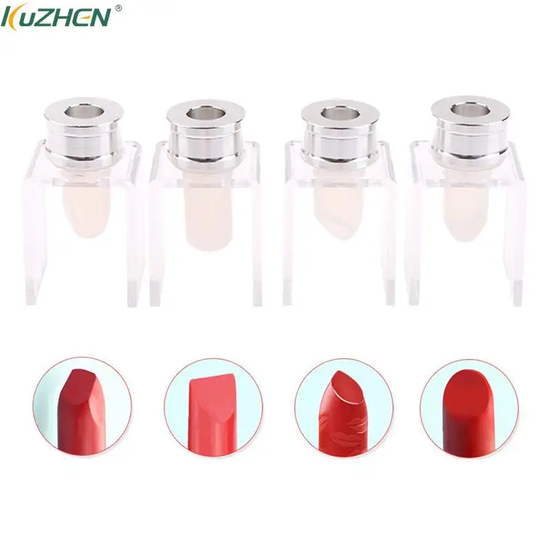 3 Stks/set Siliconen Lipstick Mold Aluminium Ring Mould Holder Diy Siliconen Lippenbalsem Schimmel Ambachten Gereedschap Stand Buis