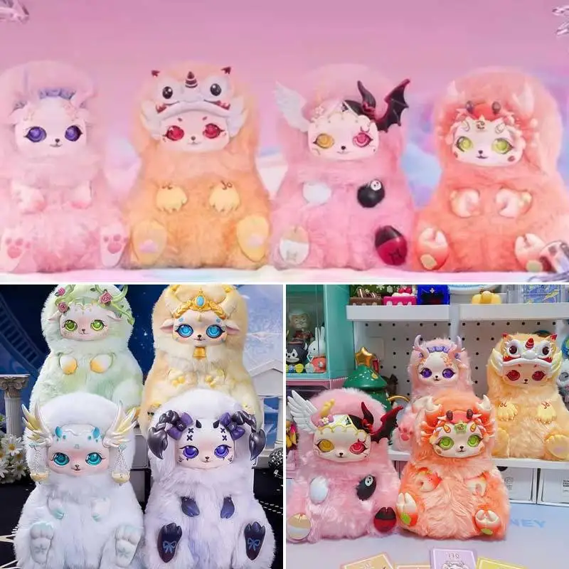 

Genuine Mobo Star Twelve Constellations Series Mystery Box Vinyl Face Doll Intersting action doll for Desk Decor And Gifting