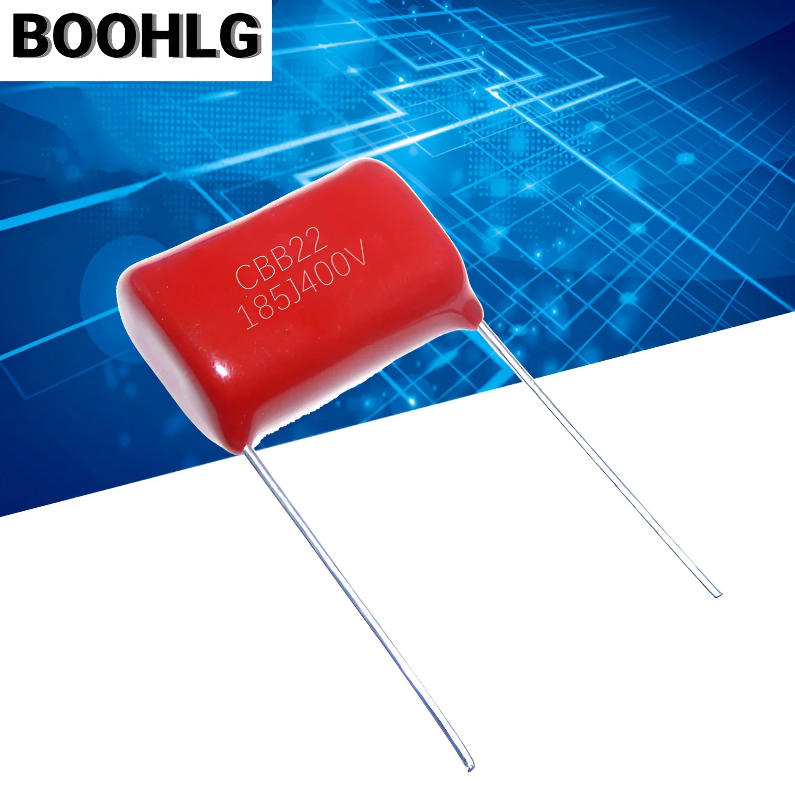 1000PCS  CBB22  400V185J  400V 185  1.8UF  P=20mm  Metal film capacitor