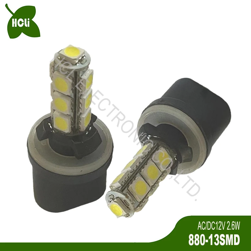 

High quality 12V 3W 880 881 Car Led Light Bulbs Front Fog Lamp Auto Decorative Lights Low Beam Lights DRL free shipping 5pcs/lot