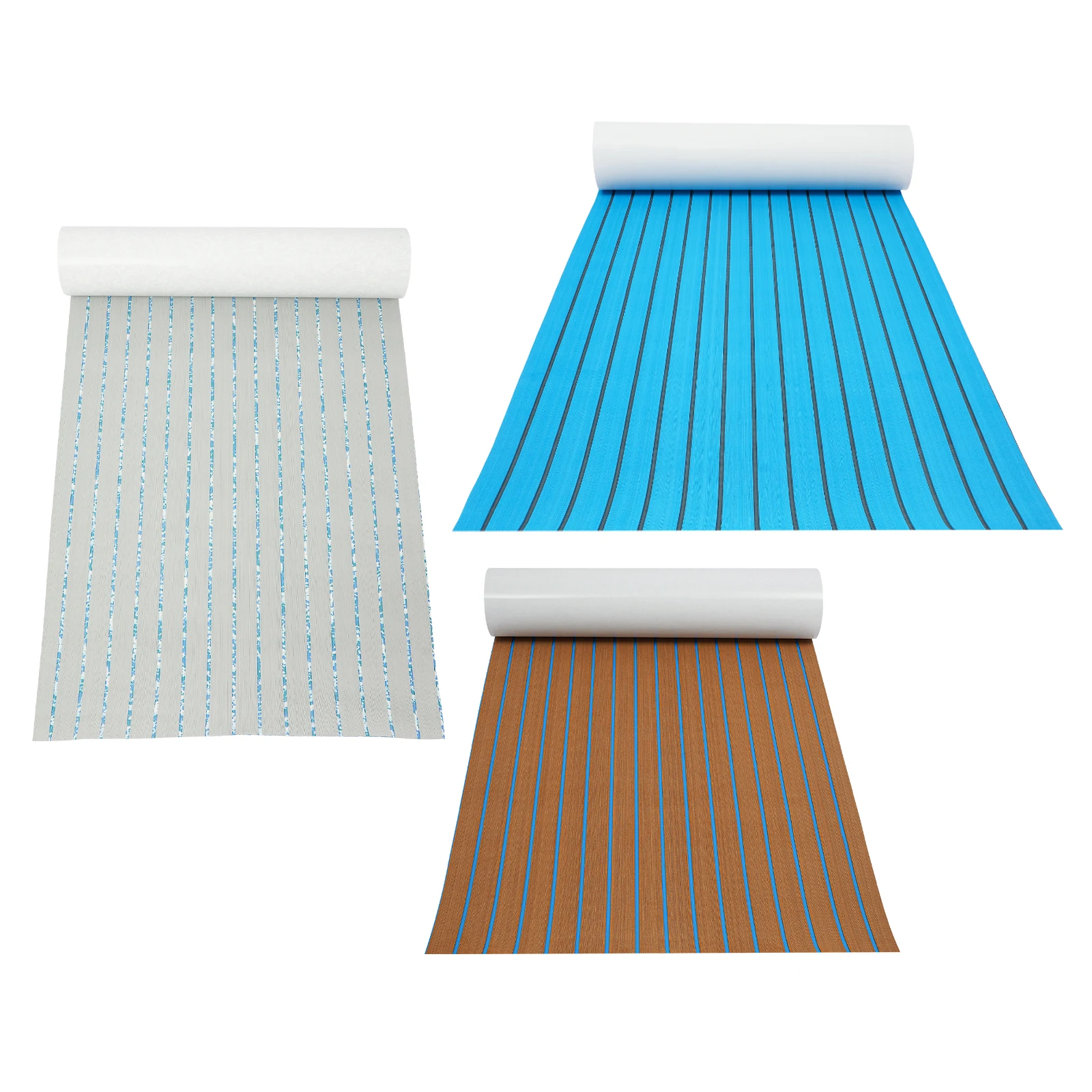 EVA Non-slip Boat Flooring Mat Self-Adhesive Flooring Sheet for Fish Boats, Kayak Decking, Yachts, Surfboards, etc