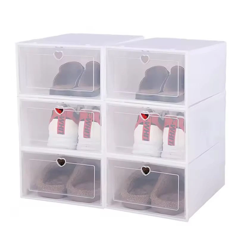 

3pcs/6pcs/12pcs24pcs Shoe Box Foldable Flip Shoe Box Stacked Dustproof And Moisture-Proof Suitable For Living Rooms Bed Bottoms
