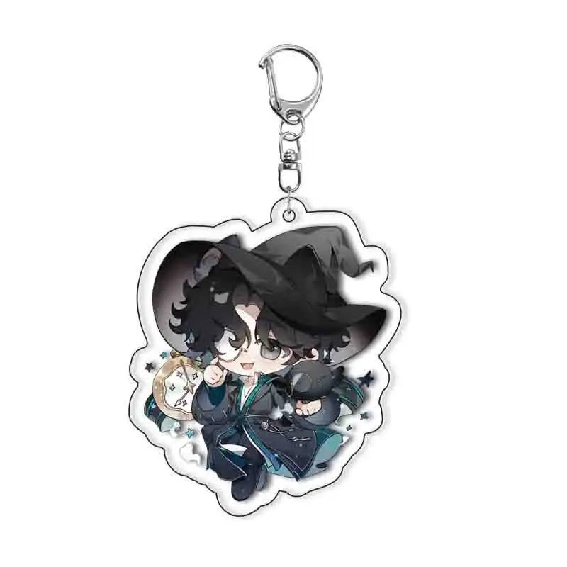 Lord of The Mysteries Q Version Acrylic Keychain Standee Klein Audrey Amon Animal Ear Chibi Figure Anime Bag Pendant Fans Gift