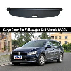 Car Trunk Cargo Cover For Volkswagen Golf Alltrack WAGON 2013-2019 Security Shield Rear Luggage Curtain Partition Privacy