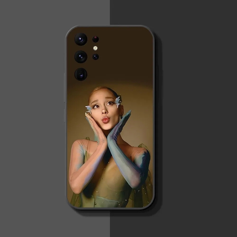 A-Ariana Grande Phone Case For Samsung Galaxy A52 A12 A51 S21 Edge S22ULTRA S23 S20LITE Plus Ultra Black Cover