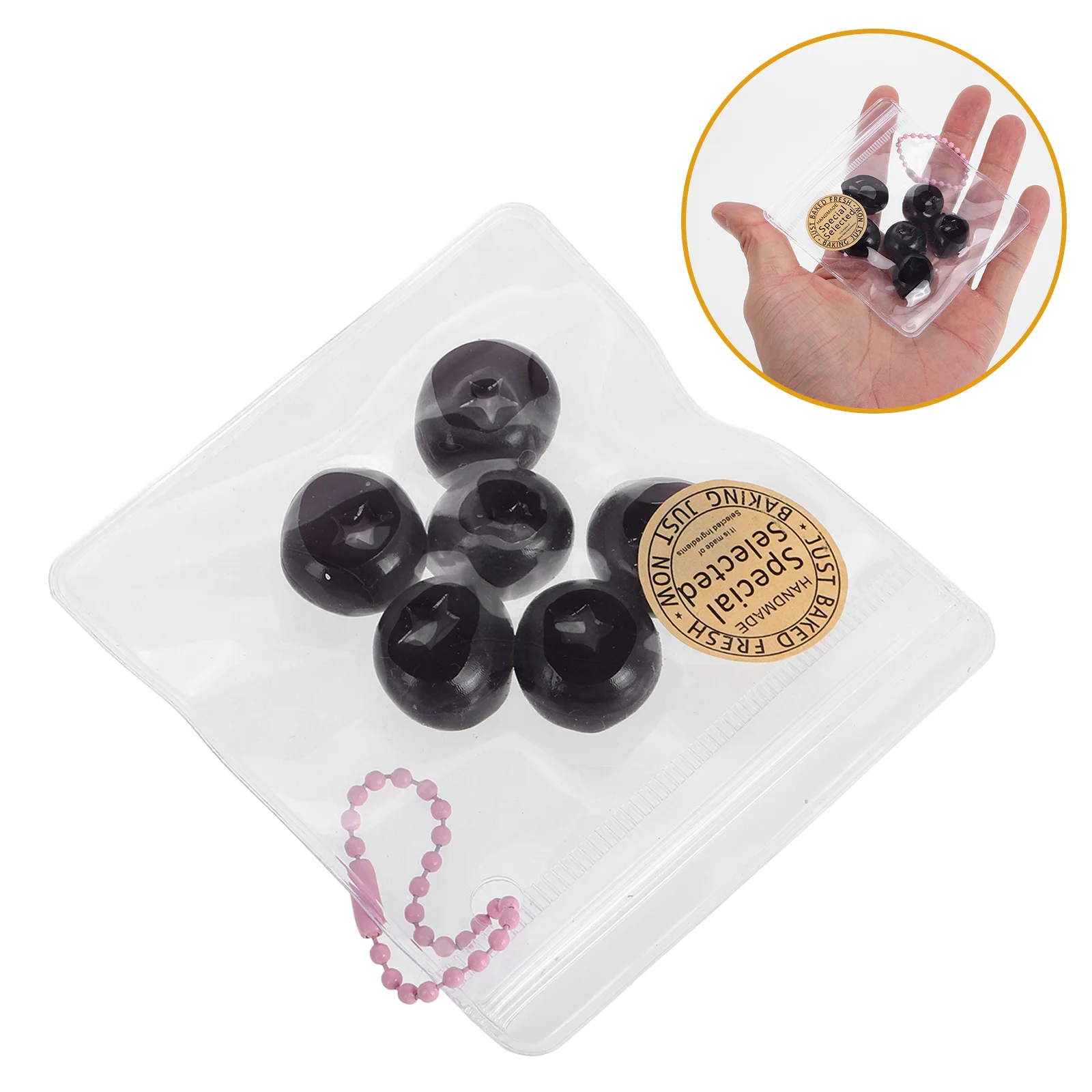 6 Pcs Pinch Toys Mini Fidgets for Teens Music Squeeze Party Favors Pressure Stress Balls Adults Sensory Corn