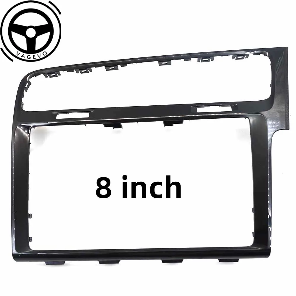 

RHD For VW Golf 7 MK7 Golf 7.5 MK7.5 MIB Screen Bezel 8 inch/9.2 inch Piano Black MIB Frame Radio Panel Decorative Frame