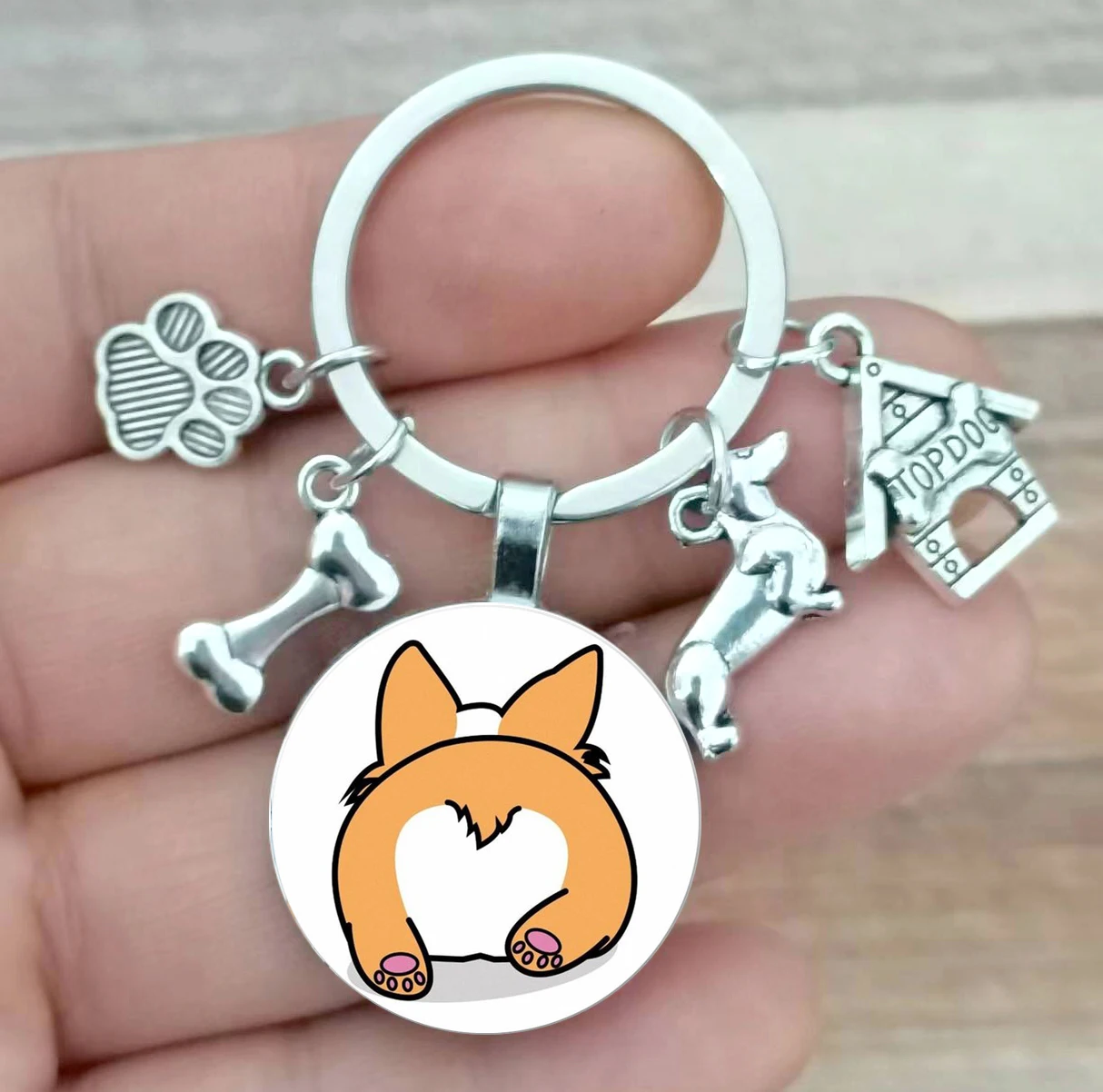 

Cartoon Cute Dog Keychain