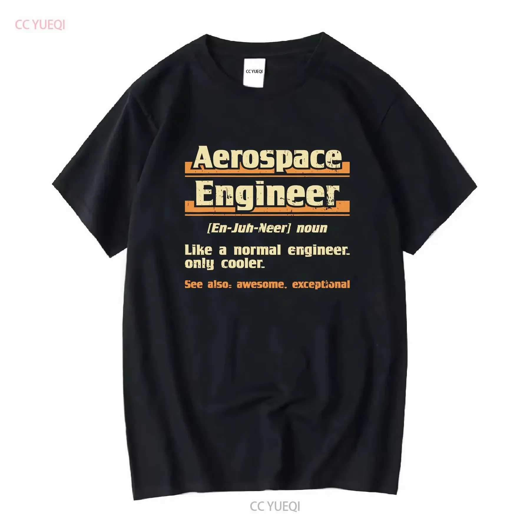 Camiseta aeronáutica de manga larga o corta con gráfico vintage lavado, ingeniería aeroespacial limitada, nave espacial