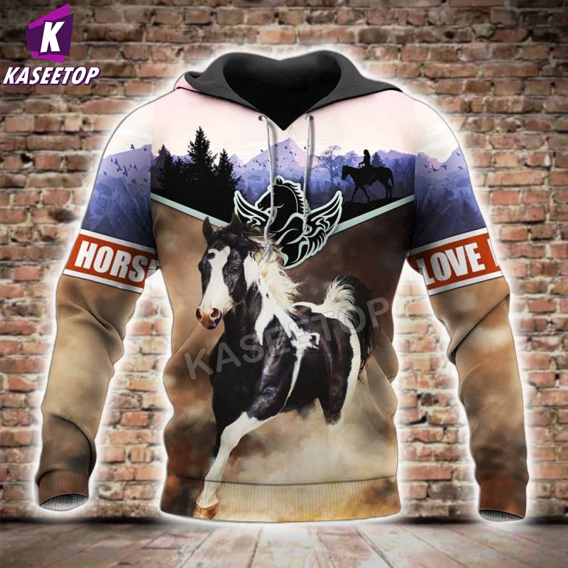 

Beautiful Horse Hunting 3D All Over Printed Men Zip Hoodie Autumn Hoodies Jacket Unisex Hipster Pullover Casual Sudadera Hombre