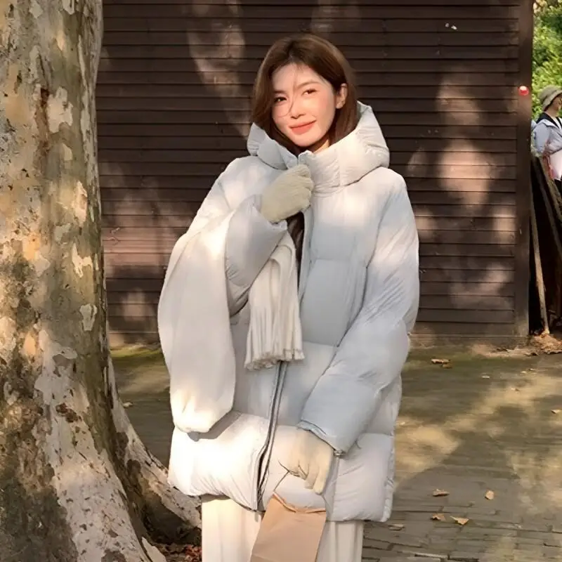

Female Loose Fit Cotton-Padded Jacket 2025 Korean New Style Models Mid-Length Shorty Women's Padded Jacket Outdoor Slim Fit Coat
