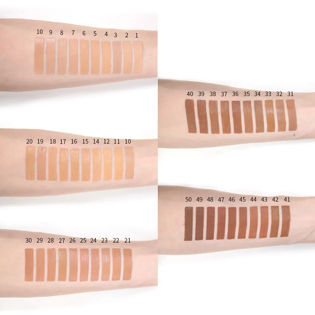 Correttore liquido vegano leggero e compatto con logo personalizzato: alta copertura per il trucco correttore per acne, occhiaie e imperfezioni