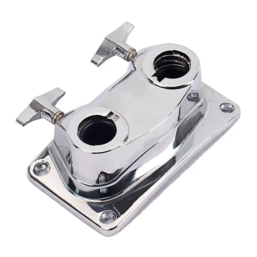 

Drum Clamp Hardware Mount Double Tom Holder Bracket Accessory Percussion Base Brackets