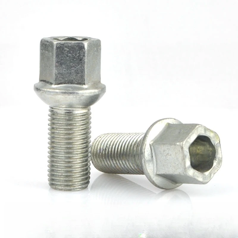 Solid Forged Wheel Bolt, Replacement Tire Bolt Compatible with Adi A3 A4 A4L A6L Q3 Q5 Q5L Q7