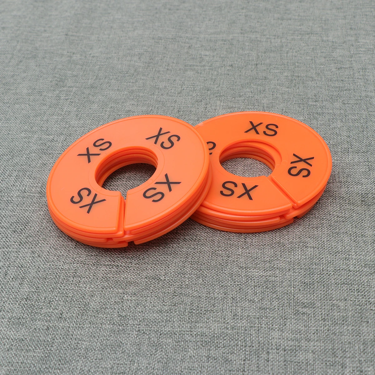 

10 Pcs Round Clothes Divider Baby Apparel Hangers Wardrobe Clothing Size Circle