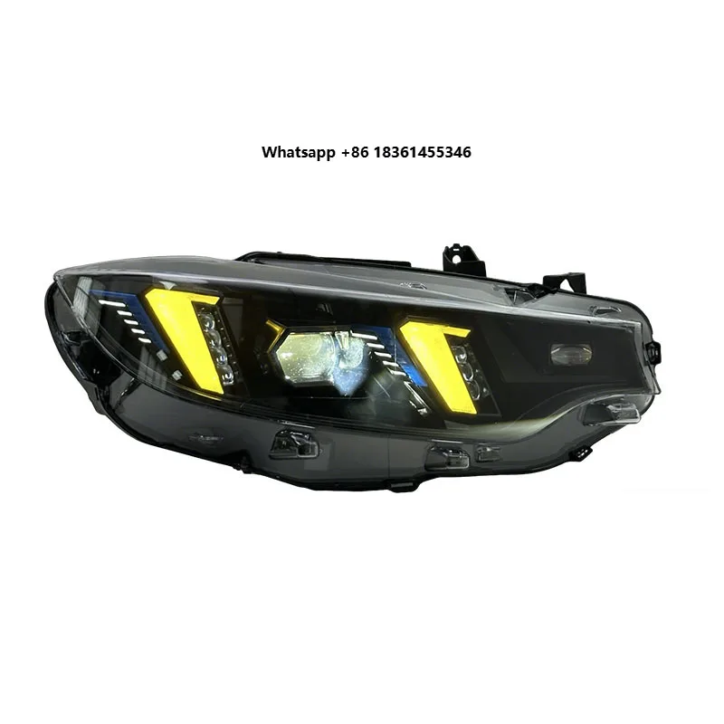 

For 4 Series F32 F36 F82 M42013-2019 Dual-Color Drls Snake Eyes Style Headlamp Yellow/White Plug And Play SMVP LED Headlight
