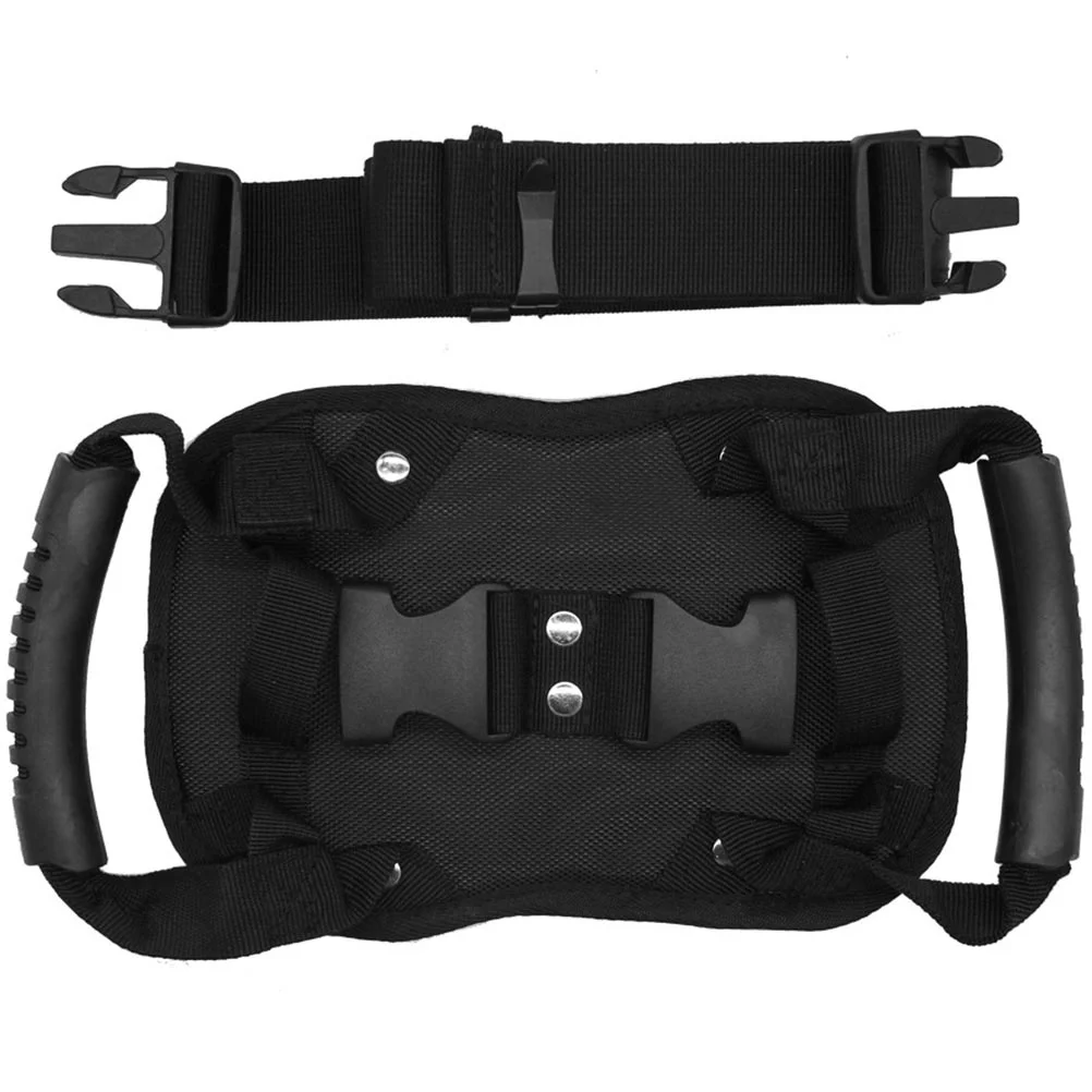 Motorcycle Rear Seat Handle Safety Back Belt for Motorbike Plastic Travel Security Strap Grip Belts