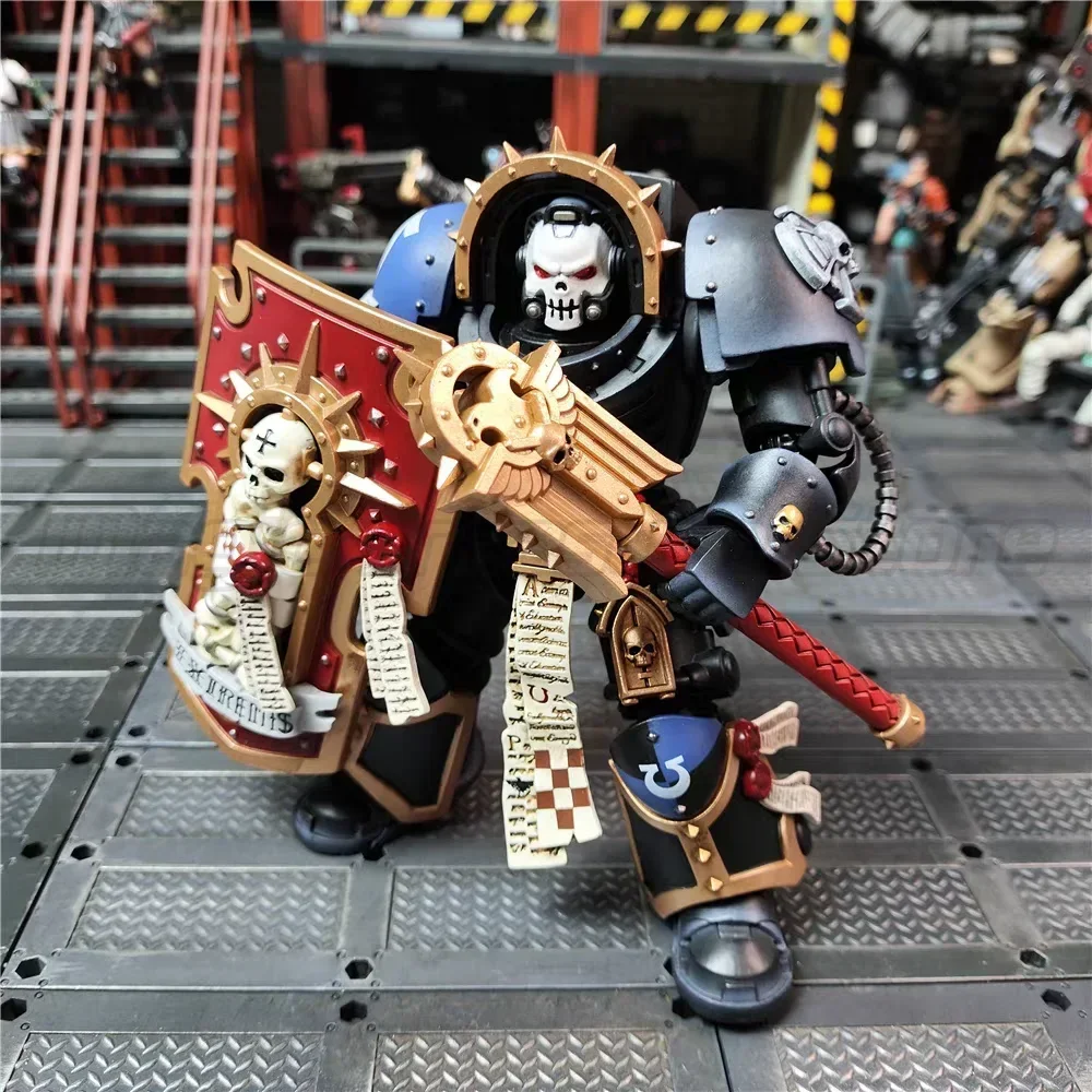 【MT】JOYTOY Warhammer 40K Ultramarines Chaplain in Terminator Armour Anime Model Toys Gift 1/18 Action Figure