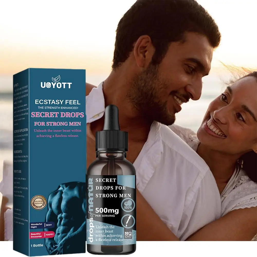 Stamina Boosting for Men, Gotas Secretas, Homens fortes, Aumentar a Sensibilidade Sexual, Adulto D2O9, 30ml