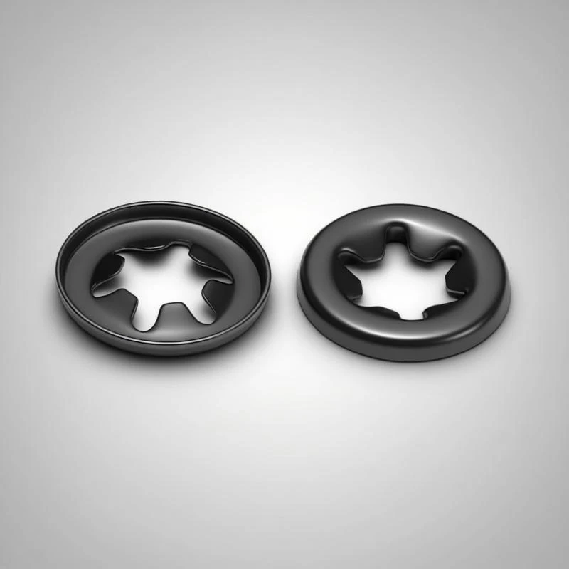 65mn Steel Internal Tooth Star Lock Washer Locking Speed Clip Hardware Anti-corrosion Turning M4-m25