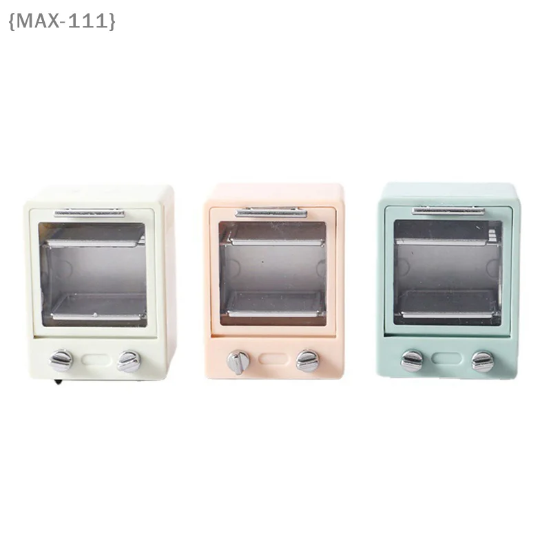 【F2-MAX111】Puppenhaus-Küchen-Elektroofen Mikrowellenofen Miniatur-Lebensmittel-Spielmodell