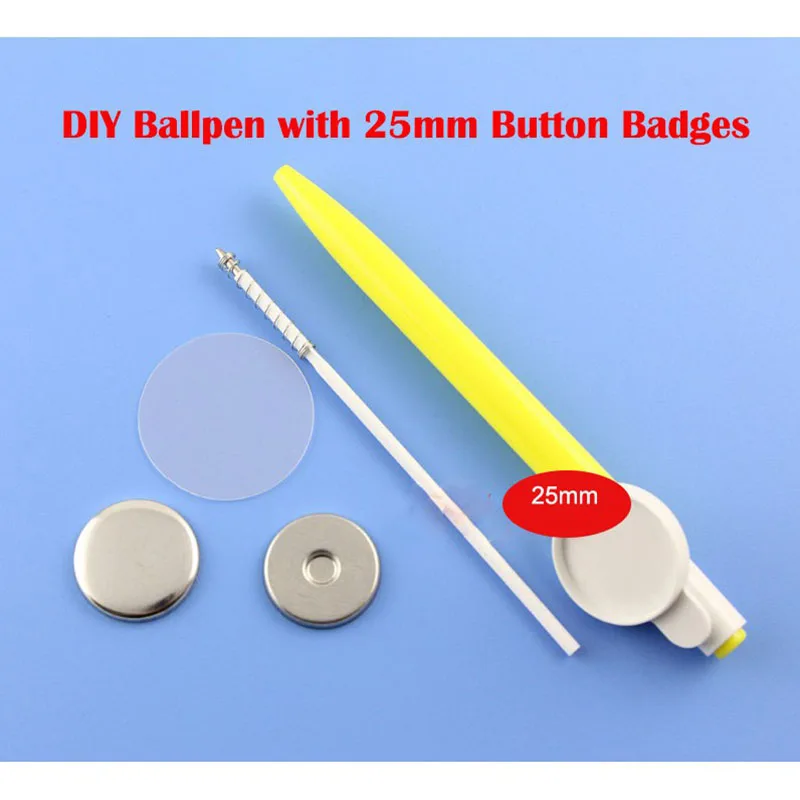 50 Stück 100 Stück 25mm/1 Zoll DIY Stift-Ansteckbuttons Rohmaterial für Werbezwecke Bastelbedarf
