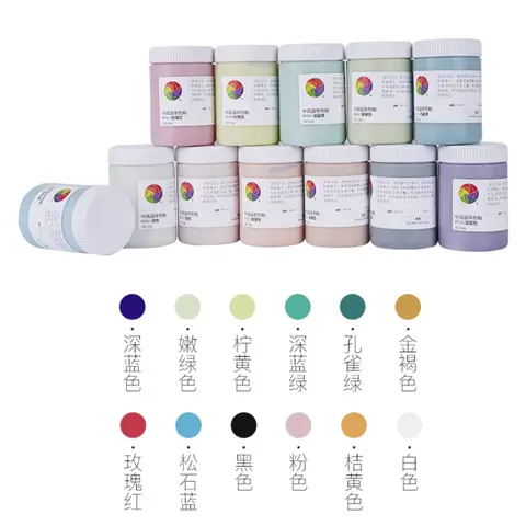 Jingdezhen Koncentrerad Monokrom Glasyr för Medel- och Högtemperatur 1160-1250°C Gör-det-själv Keramik Underglasyr Målning 12 Färger 8 best sales Keramikunderglasyr - №5