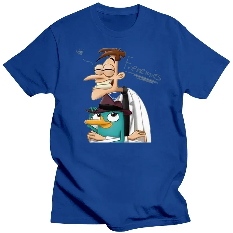 Fashion Cartoon Phineas And Ferd 3D Print T-Shirt Womenmens Casual Short Sleeve 2Xl 8Xl Tee Shirt