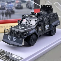 Diecast Model Car 1/64 Police Explosion-proof Vehicle Model Alloy Car Collection Toys for Boys Gift