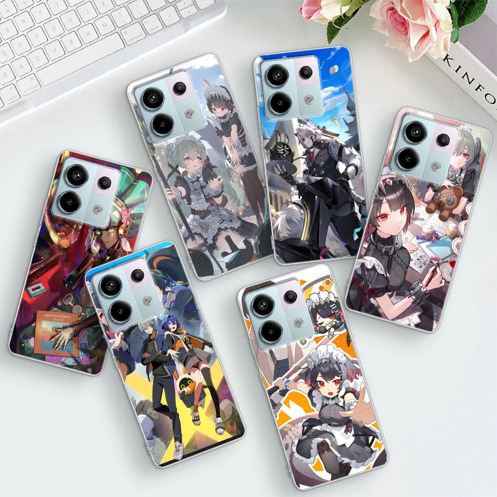 Wise Belle Zenless Zone Zero Case for Xiaomi Redmi 9 10A 12 12C 7 10C 6 8A 9A 9i 9T S2 Y2 10 10X 9C 8 7A TPU Phone Cover Fundas