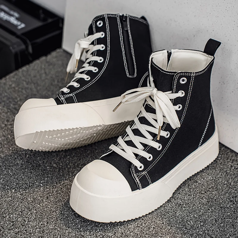 

Модные удобные сетчатые высокие туфли, осень 2023, новые мужские спортивные парусиновые кроссовки, мужские дышащие нескользящие кроссовки на плоской подошве для ходьбы