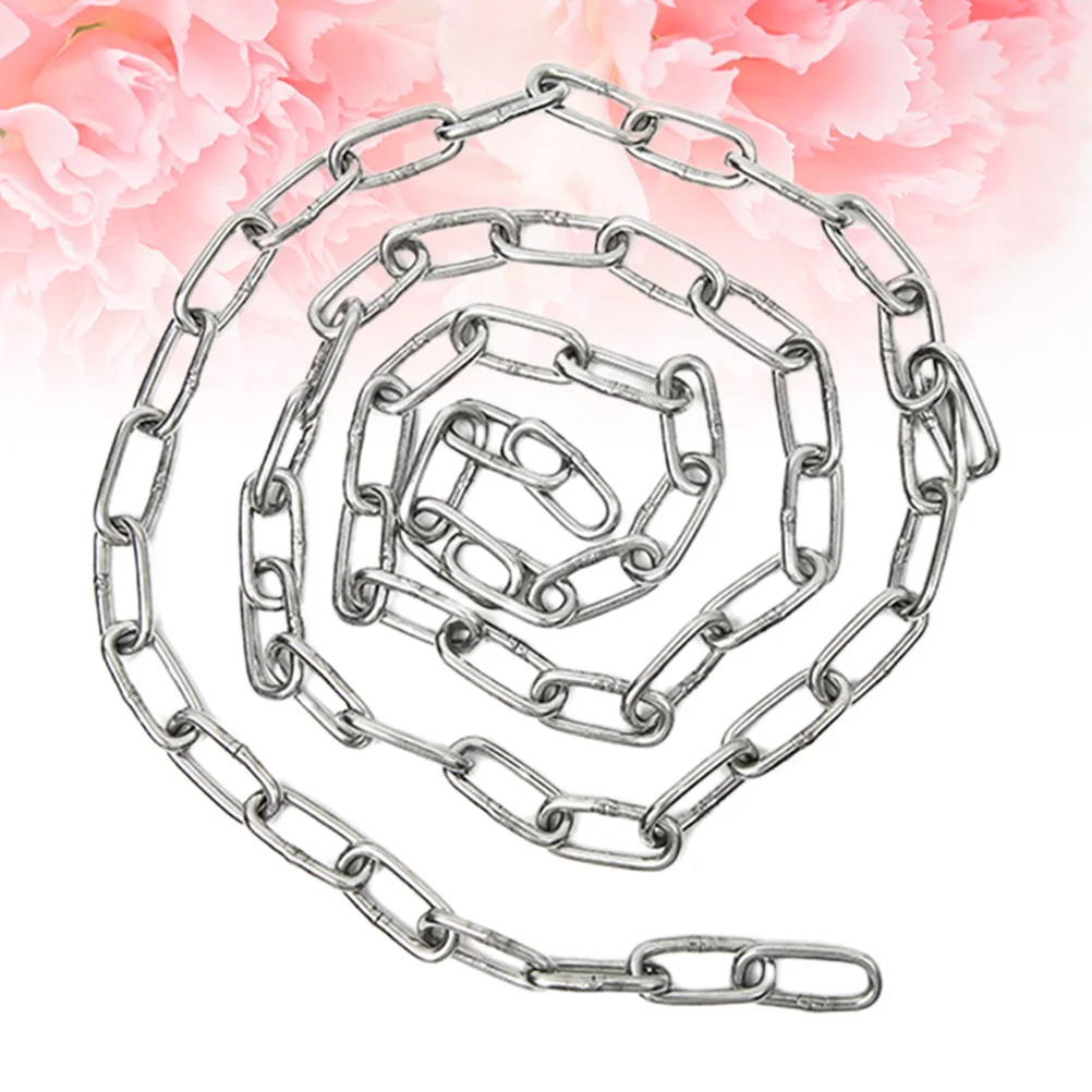 

1Pcs 4m Stainless Steel Pet Dog Chain Heavy Duty Pulling Safety for Outdoor Travel Industry Use Pet Pulling Chain