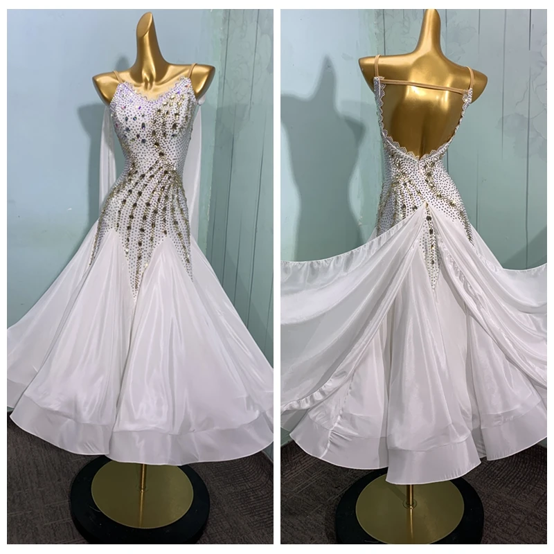 

Waltz Ballroom Dance Dress Women Competition Dance Gown Ballroom Dancing Costume standard dance dress women competition 2024