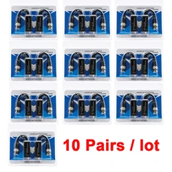 10Pairs(20PCS) Twisted Pair Transmitter HD AHD CVI TVI Video Balun UTP Cable BNC to RJ45 Converter for CCTV IP Camera