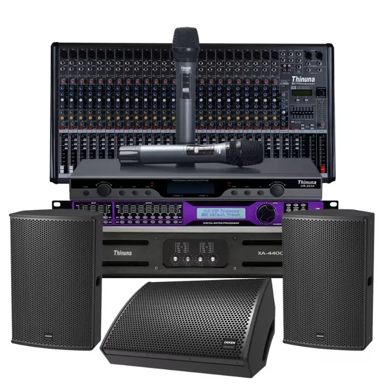 

XA-41300 Professional Stage Speaker Equipment System 4 Channel Class AB Digital Amplifier 1300w High Power Amplifier