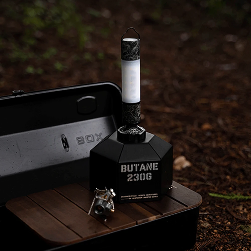 خزان الغاز الغطاء الواقي سبائك الألومنيوم علبة الغاز الغطاء الواقي المضادة للسقوط في الهواء الطلق خزان الغاز أدوات التخييم #1