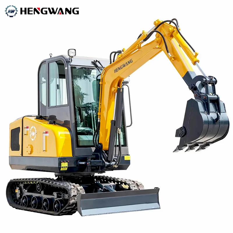 Hydraulic Crawler Mini Excavator Agricultural 1T 1.7T 2.5Ton Household Machine Indoor Micro Small Digger Factory Customization