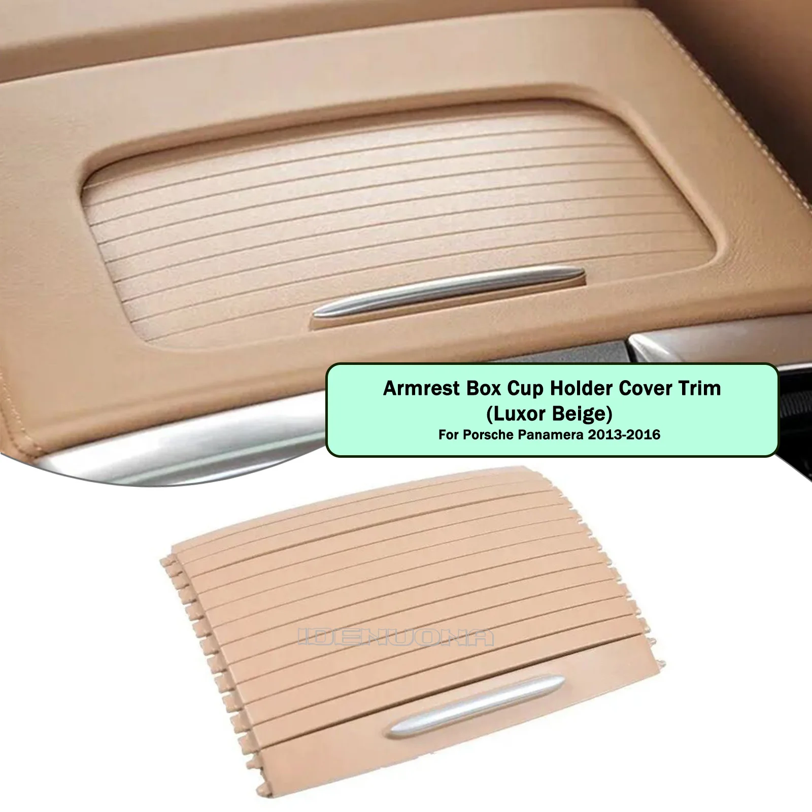 Car Inner Water Cup Holder Roller Blind Panel Sliding Shutter Cover For Porsche Panamera 970 2013-2016 Executive Edition