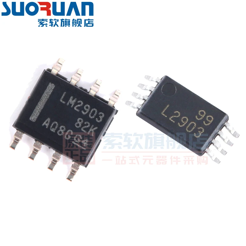 Free shipping     LM2903DR LM2903PWR      10PCS